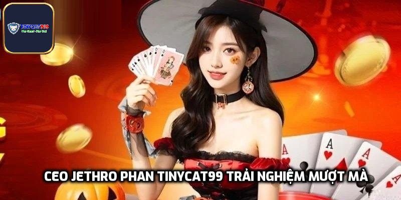 CEO Jethro Phan Tinycat99 trải nghiệm mượt mà