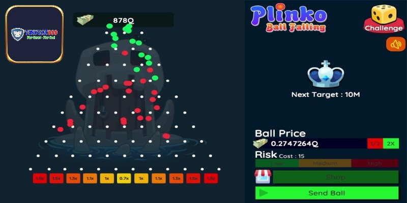 Chọn tháp plinko phù hợp để thử vận